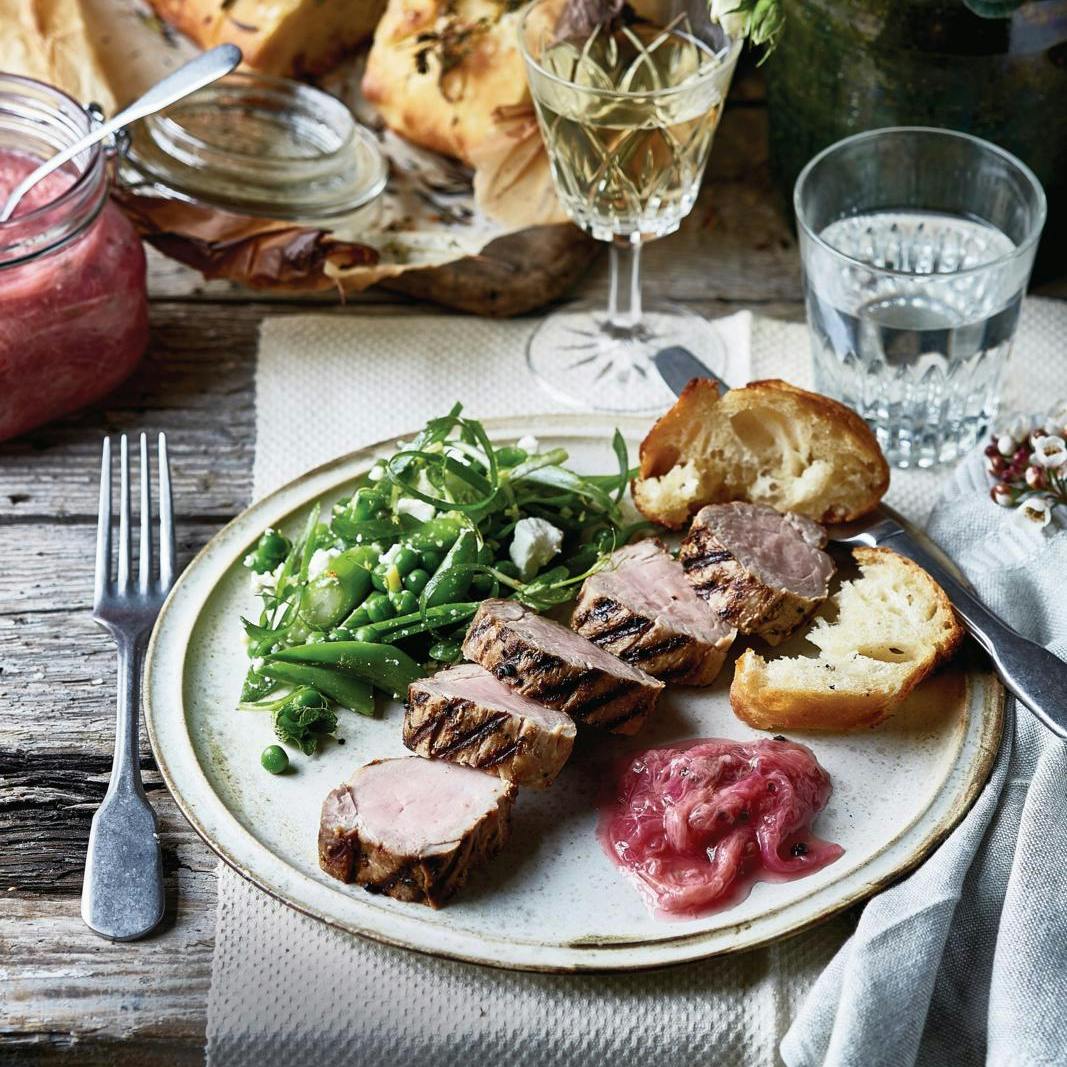 Grillet svinemørbrad