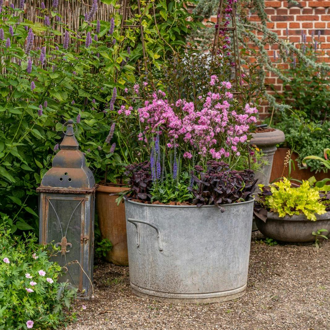 Sådan planter du i store krukker og kar