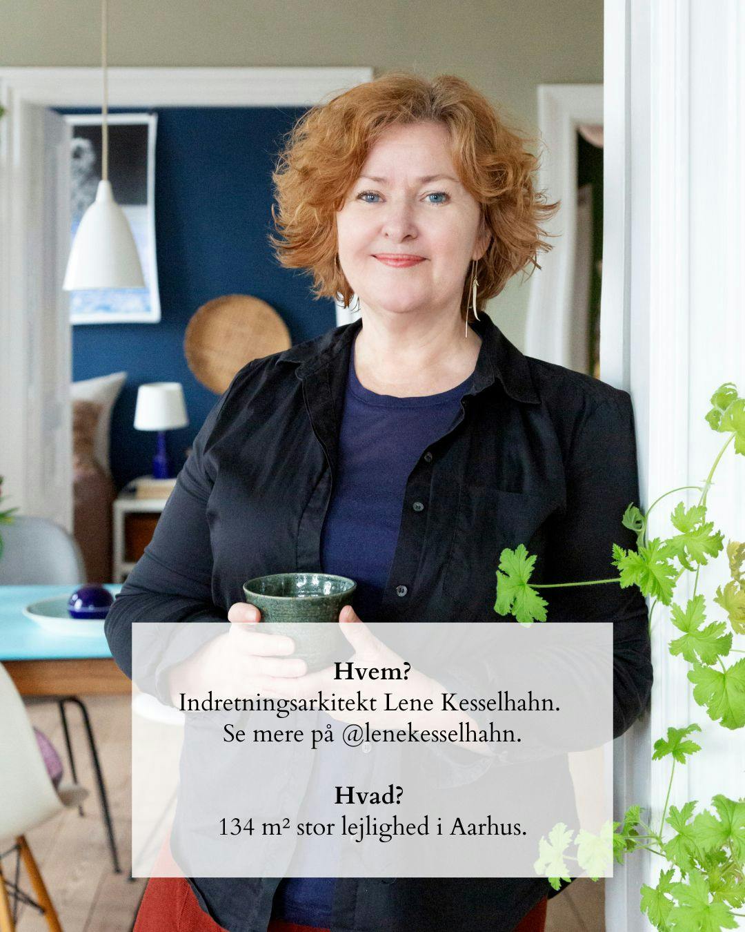 Boligreportage hos indretningsarkitekt Lene Kesselhahn.