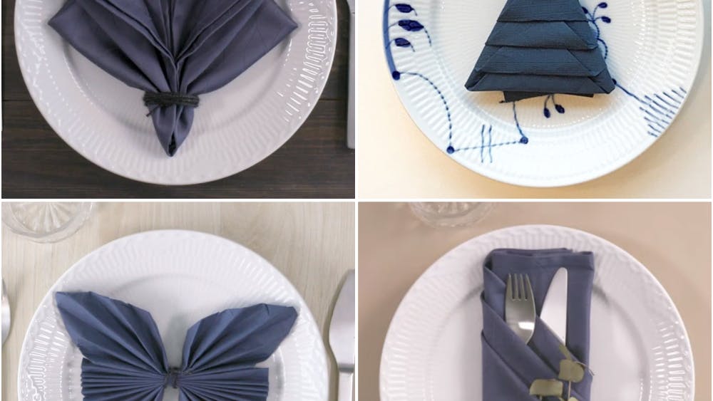 Vejledninger i fine juleservietter