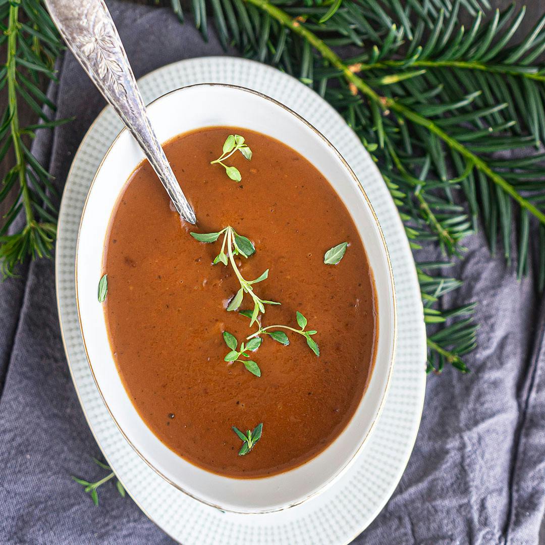 Vegetarisk julesauce