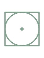 Vaskesymbol for tørring ved lav temperatur