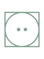 Vaskesymbol for tørring ved middel temperatur