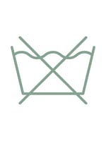 Vaskesymbol med ingen vask