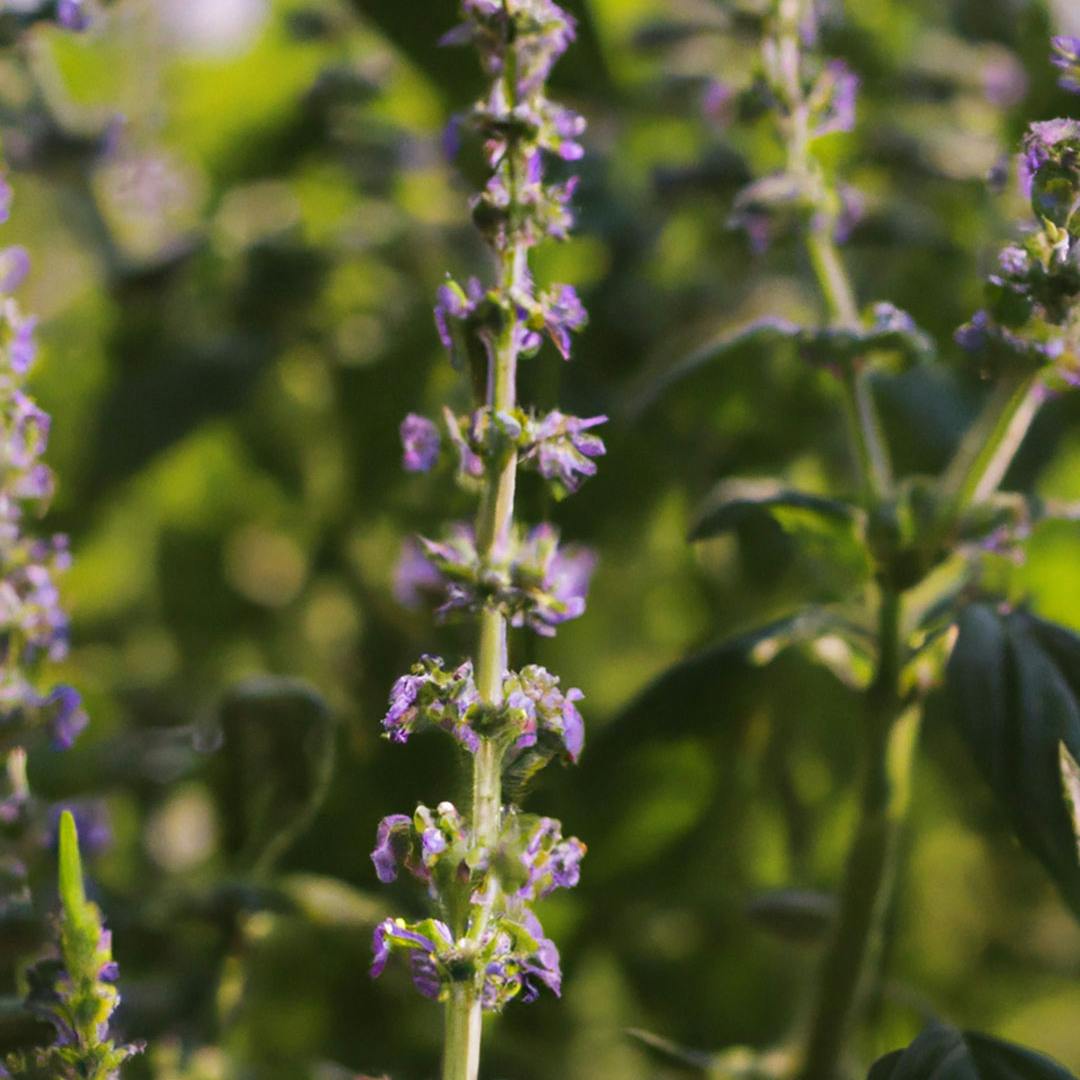 Chiaplante med lilla blade