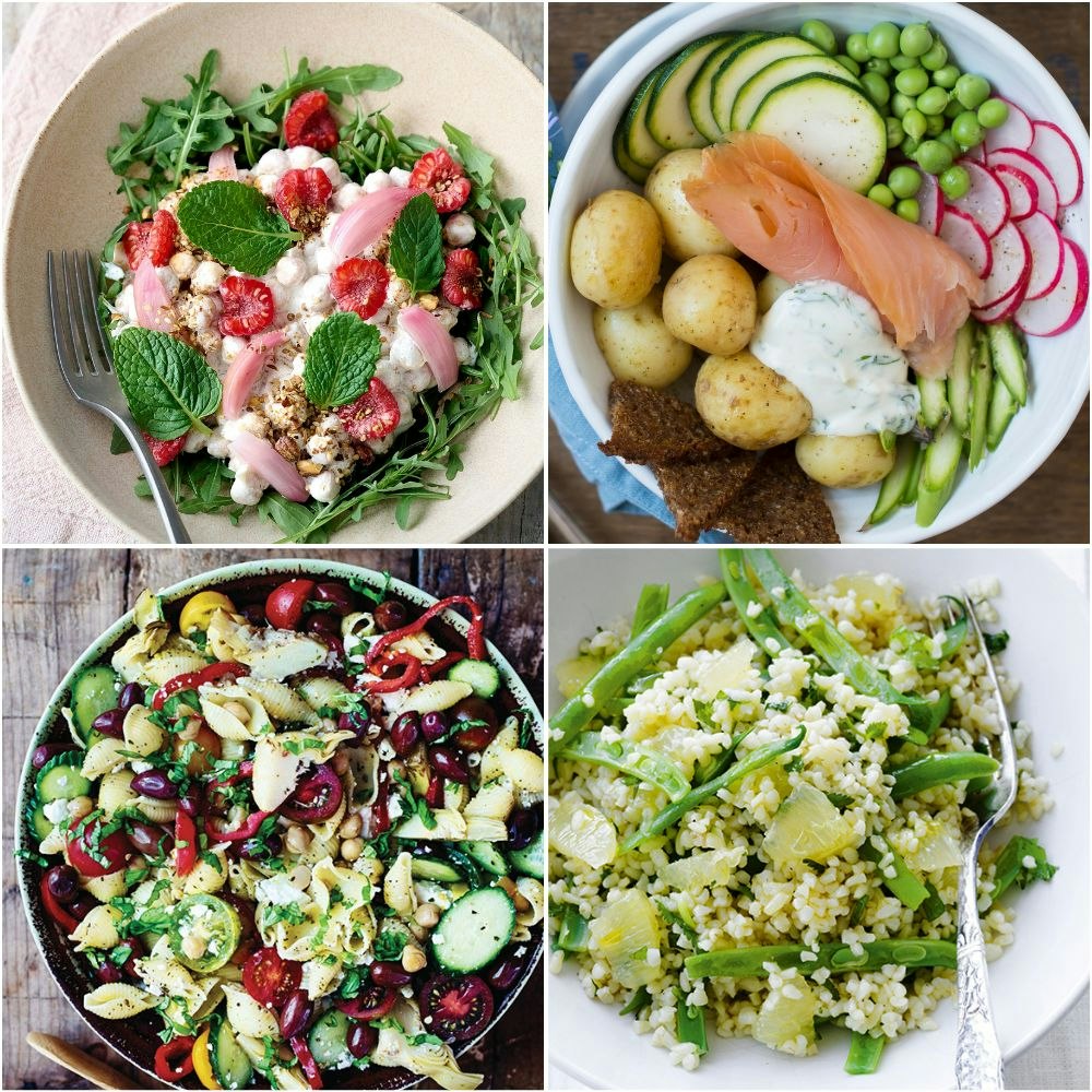 Sunde og mættender salater