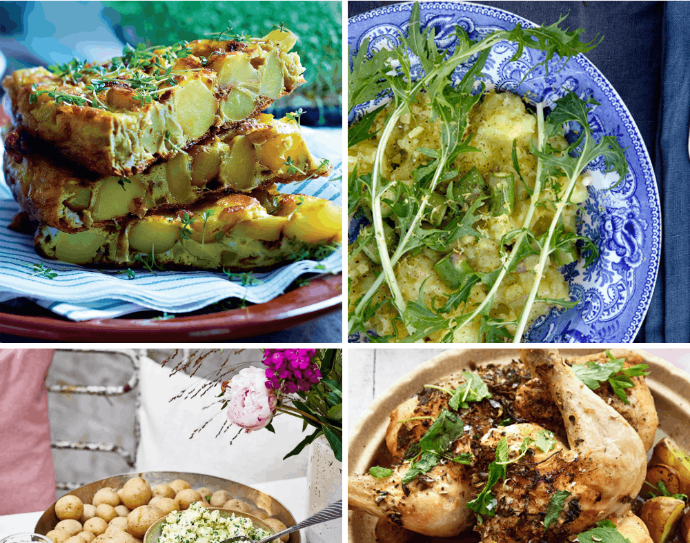 Retter med nye kartofler