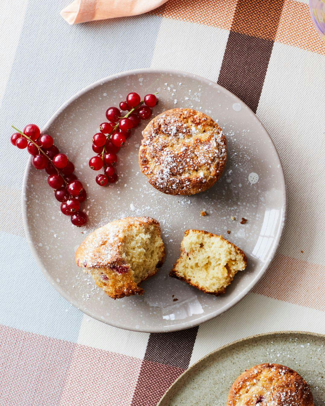 Muffins med ribs og hvid chokolade