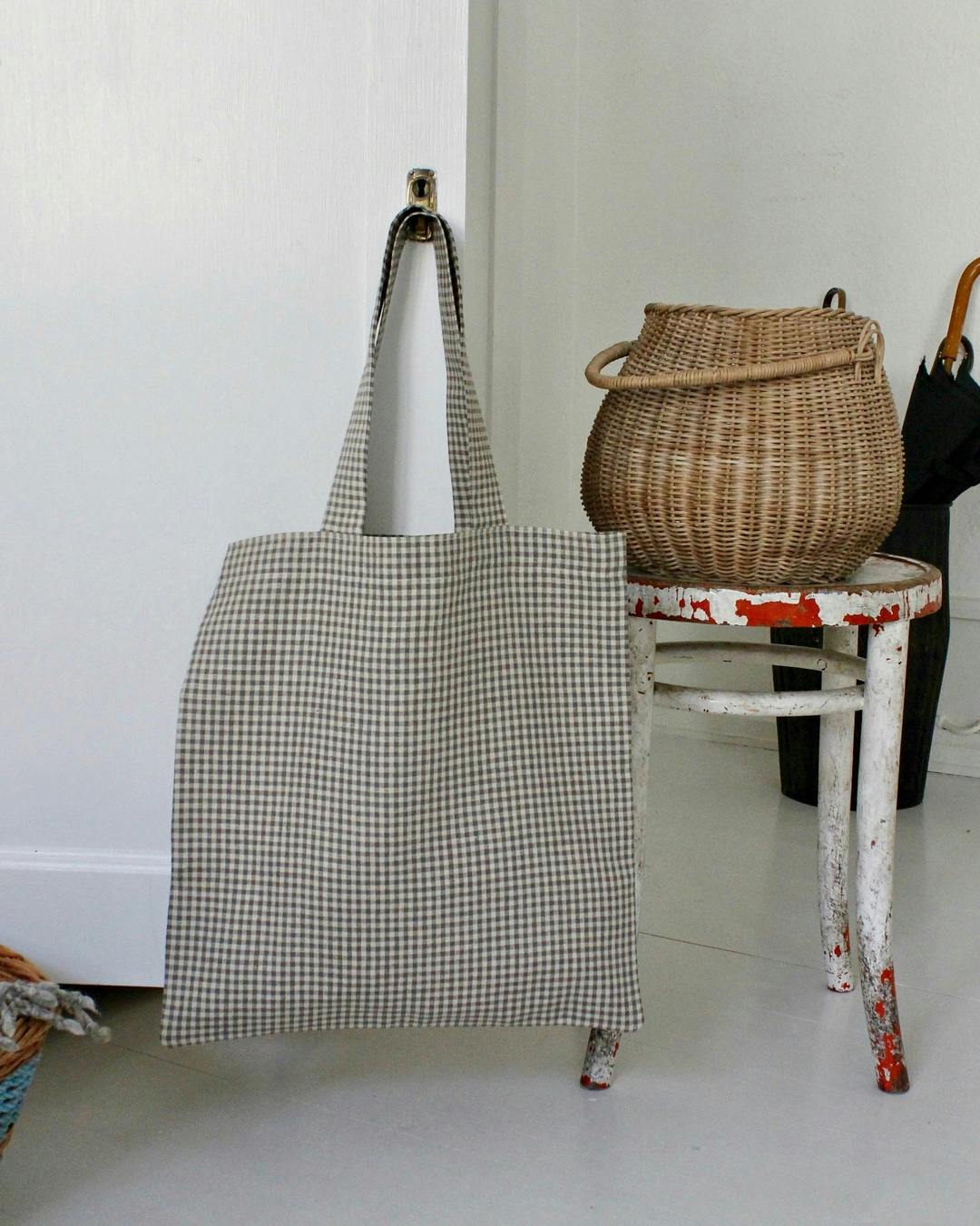 Lav dit eget DIY-indkøbsnet af hør