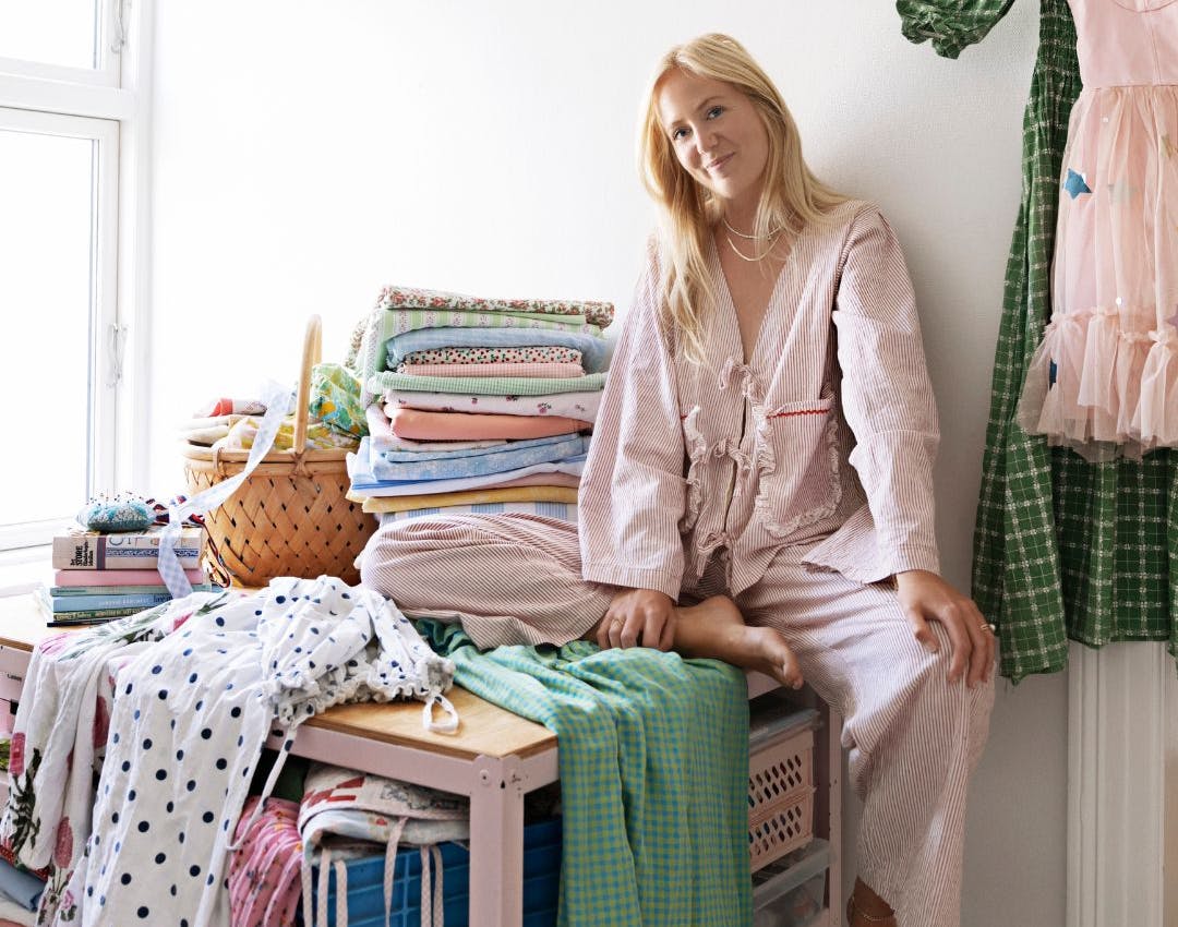 Johanne Kohlmetz i sit syrum