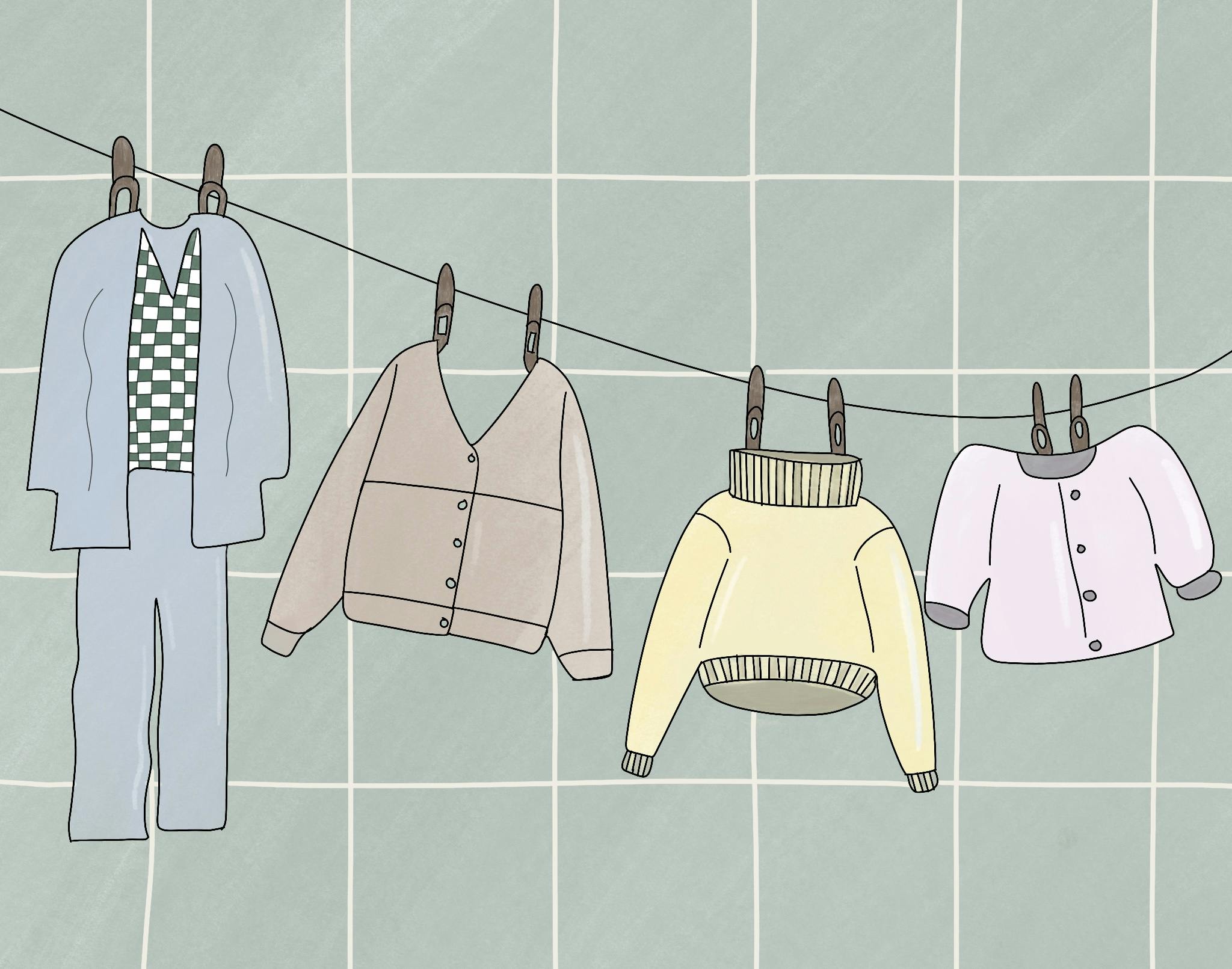 Trick til krympet sweater