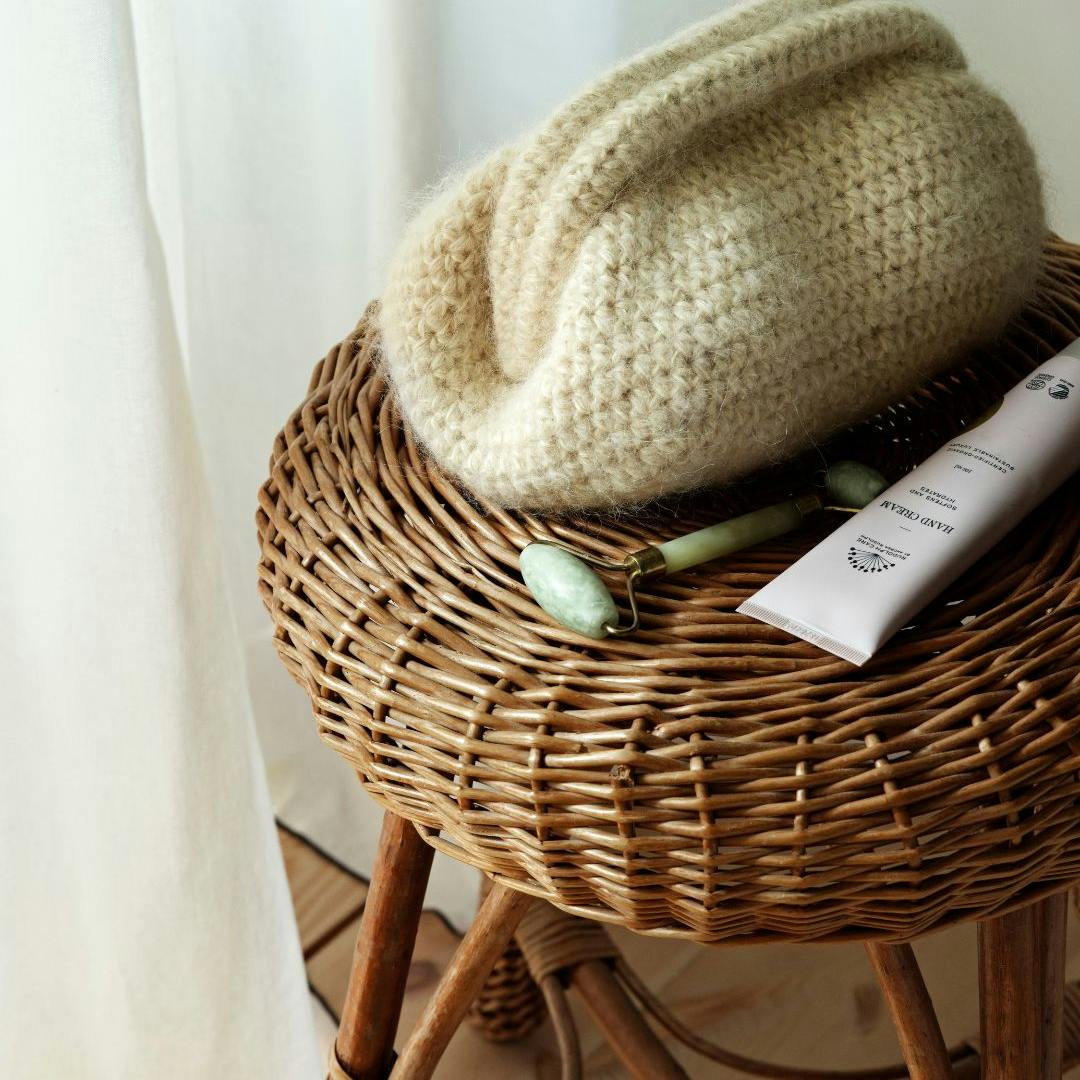 Hjemmehæklet clutch