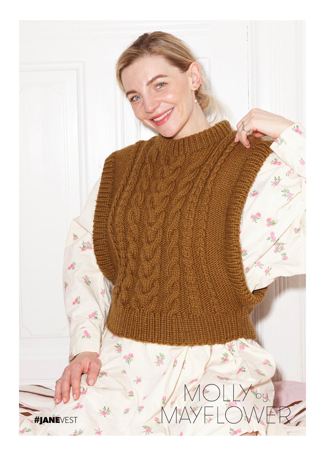 Strikkeopskrift Af Molly Egelind: Vest Og Sweater | ISABELLAS