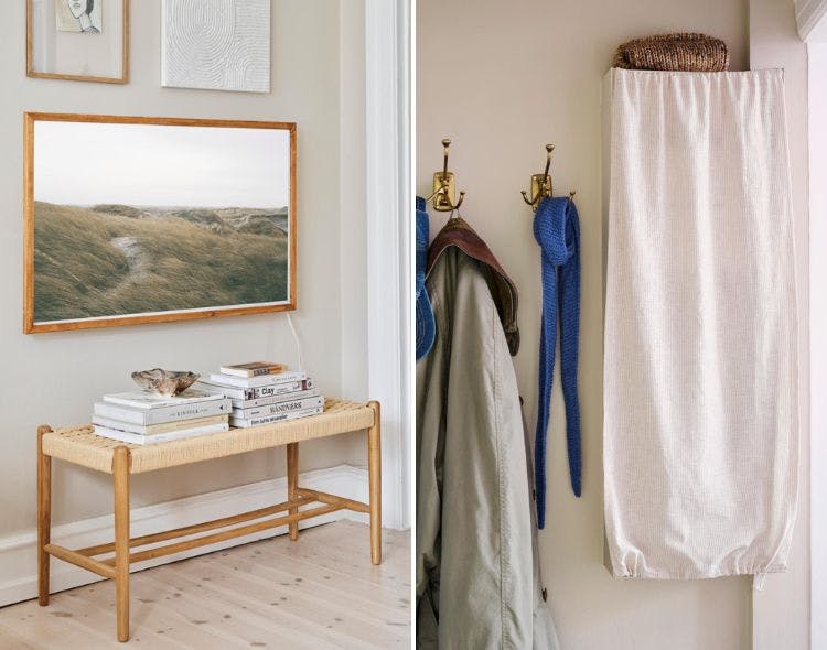 Sådan gemmer du radiator, ledninger, vasketøj og eltavler væk