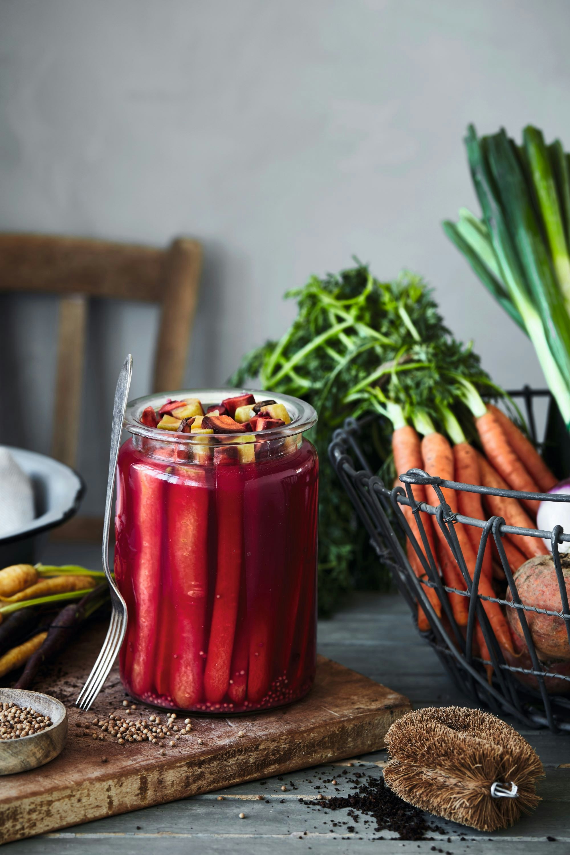 Fermentering af gulerødder