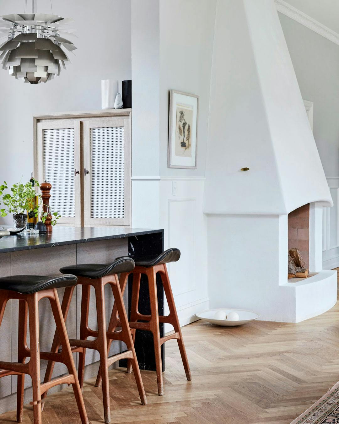 Birgitte Wuth Køkkenø i sort marmor