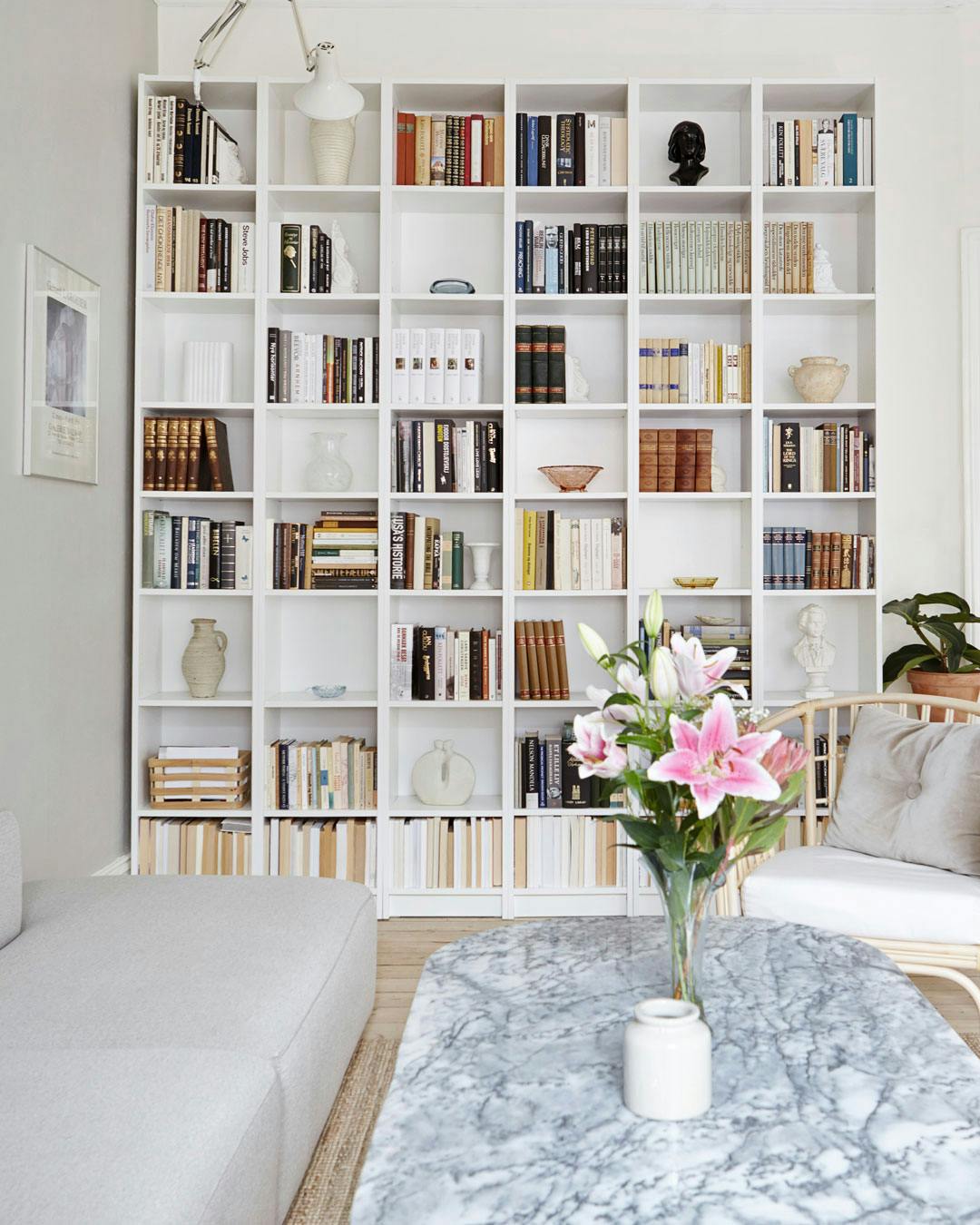 IKEA-hack - "Indbygget" bogreol