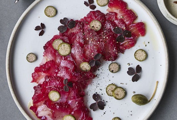 Forret med kold torsk