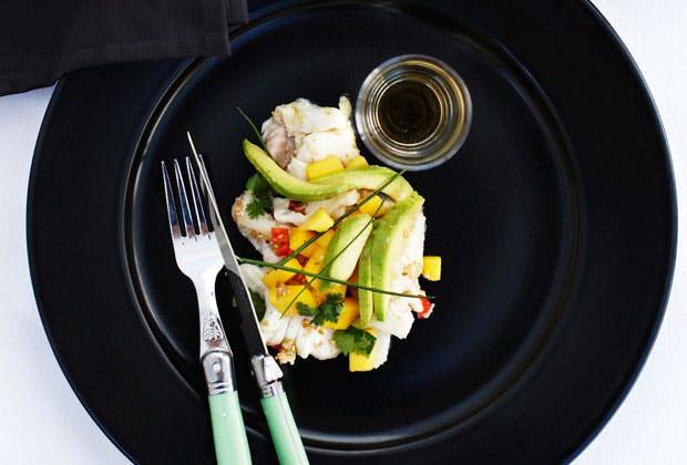 Forret med kold torsk