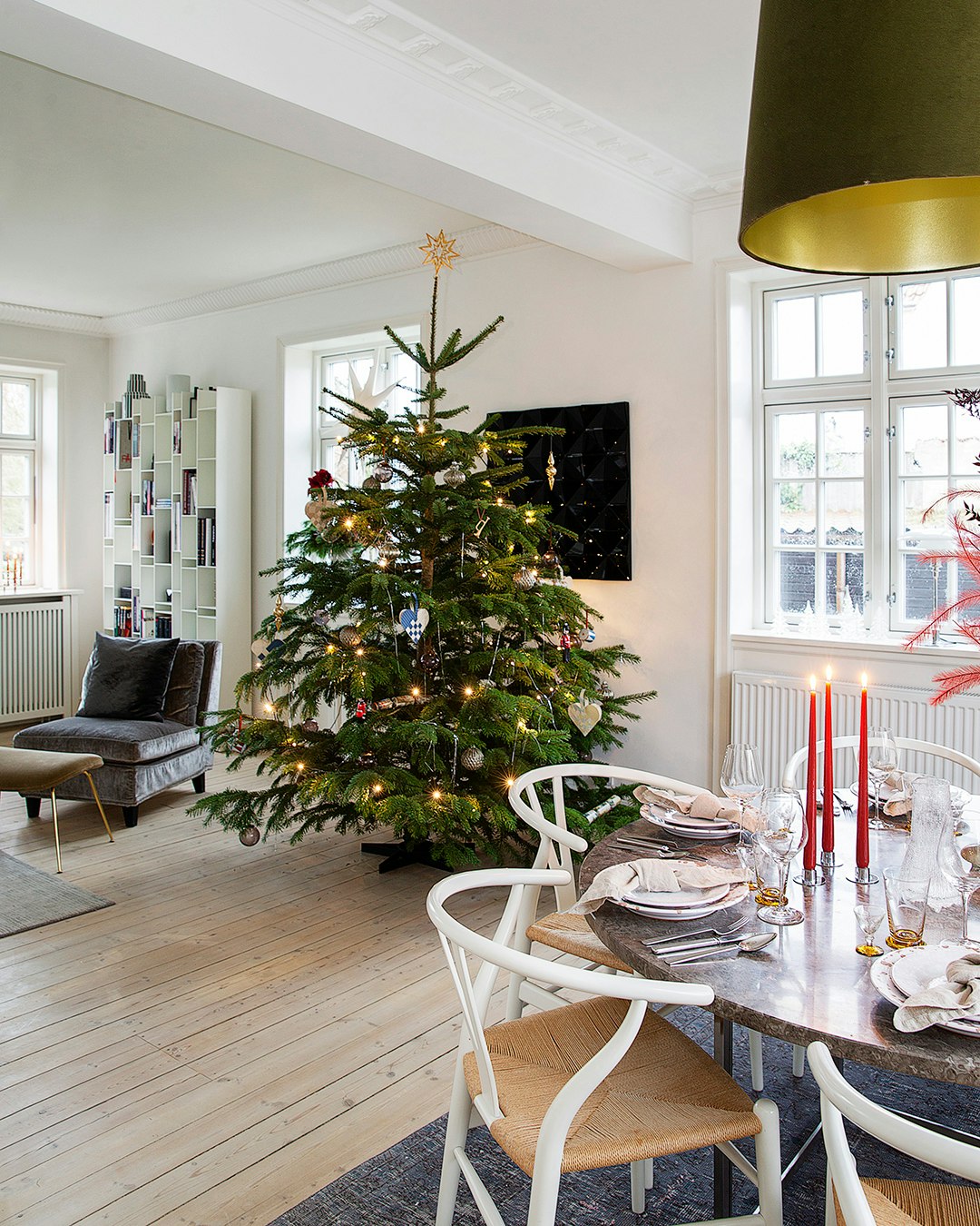 Juletræet i stuen