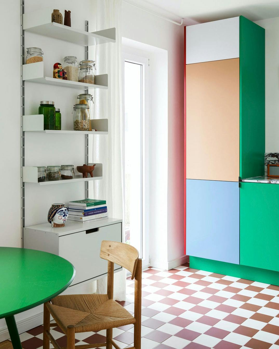 Farverigt køkken