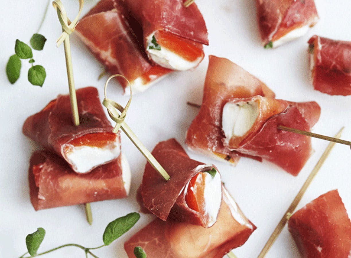 Bresaolaruller opskrift på tapas forret
