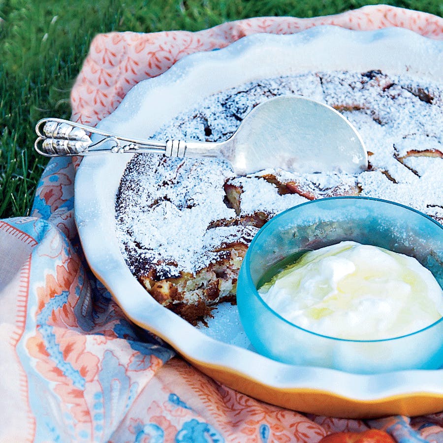 Opskrift: Clafoutis med nektariner