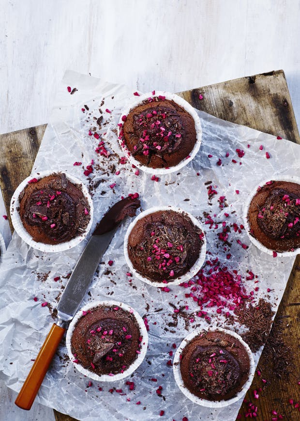 Opskrift på cupcakes med chokolade