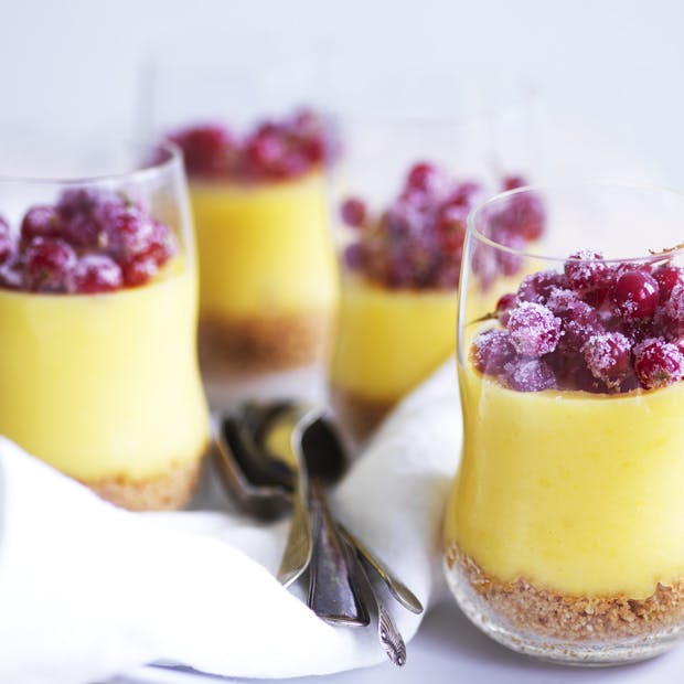 Dessert med lemoncurd