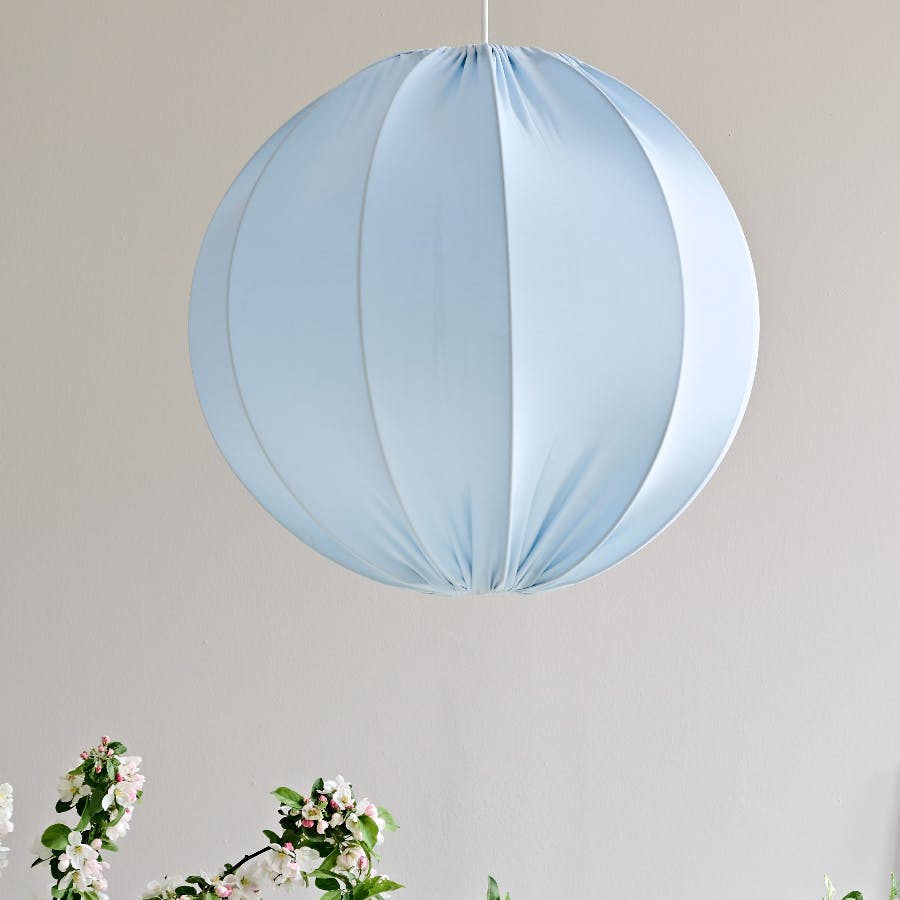 DIY boblelampe med stof