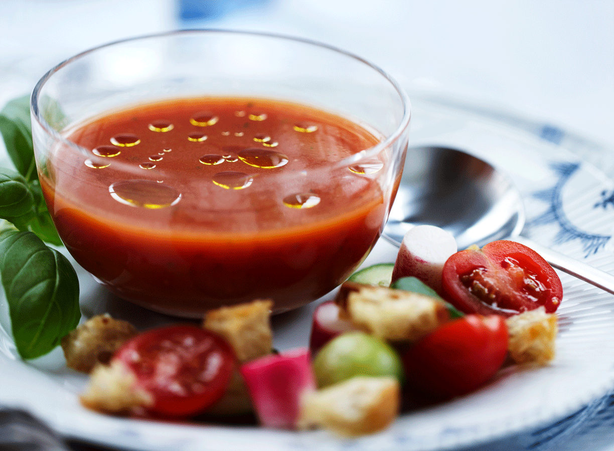 Andalusisk inspireret Gazpacho