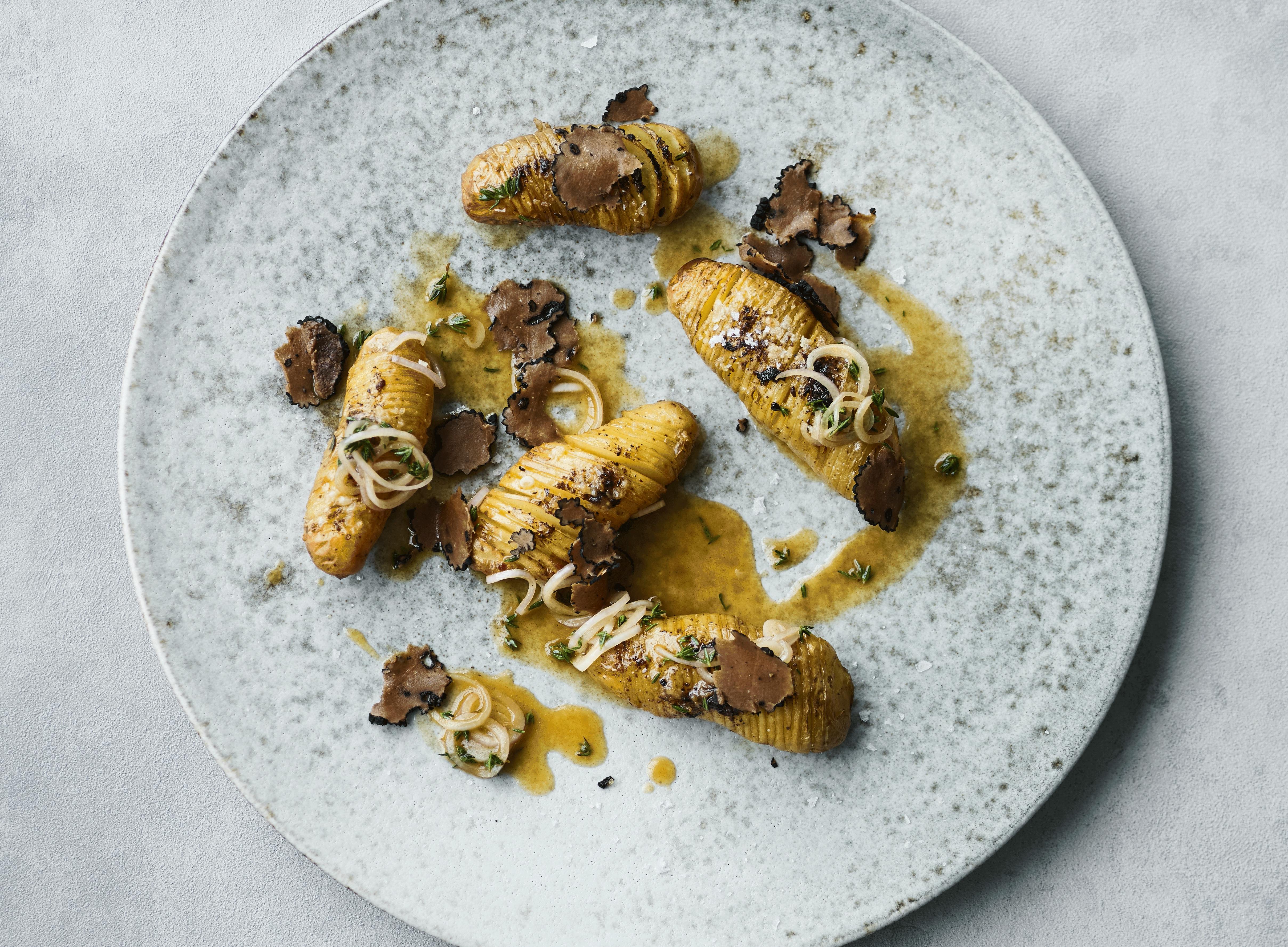 Hasselback-kartofler