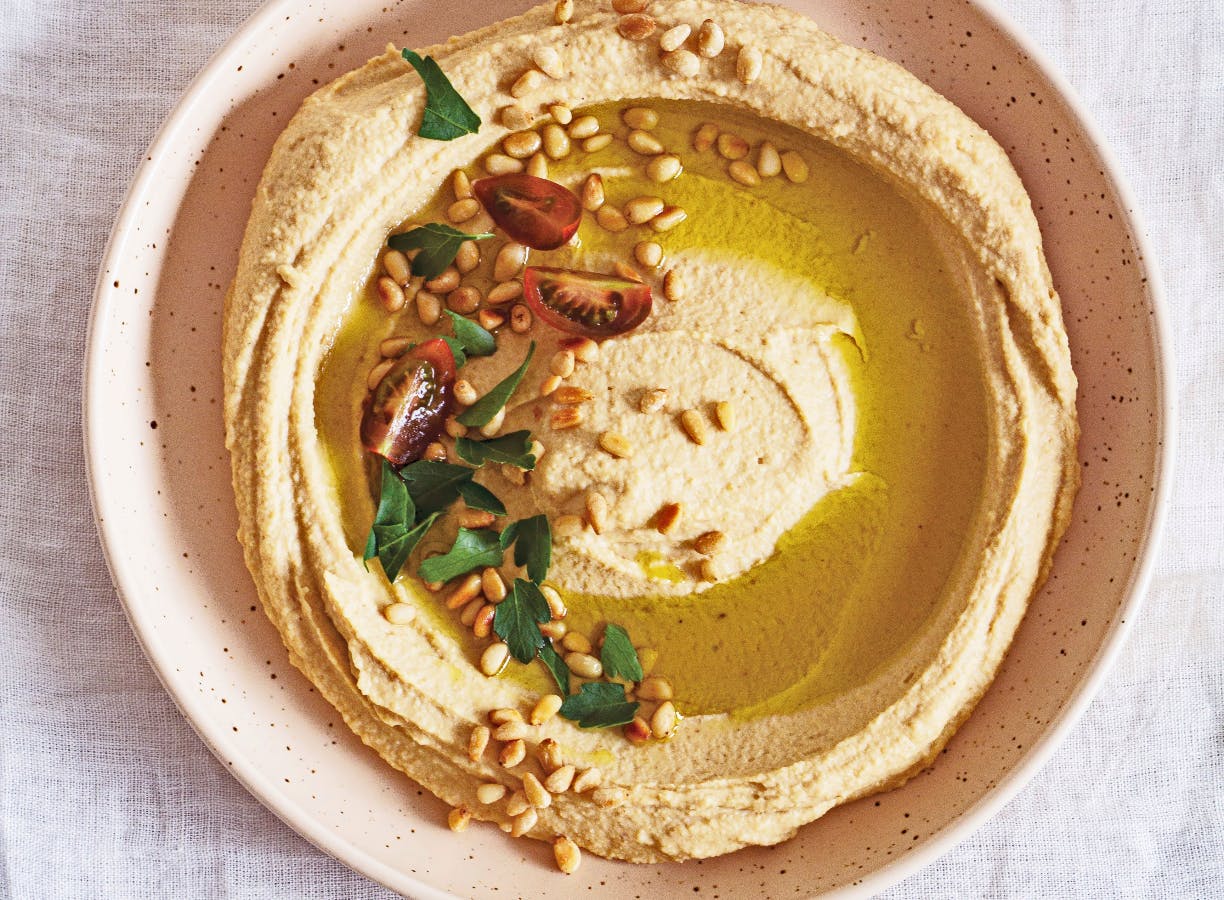 Traditionel hjemmelavet hummus - opskrift