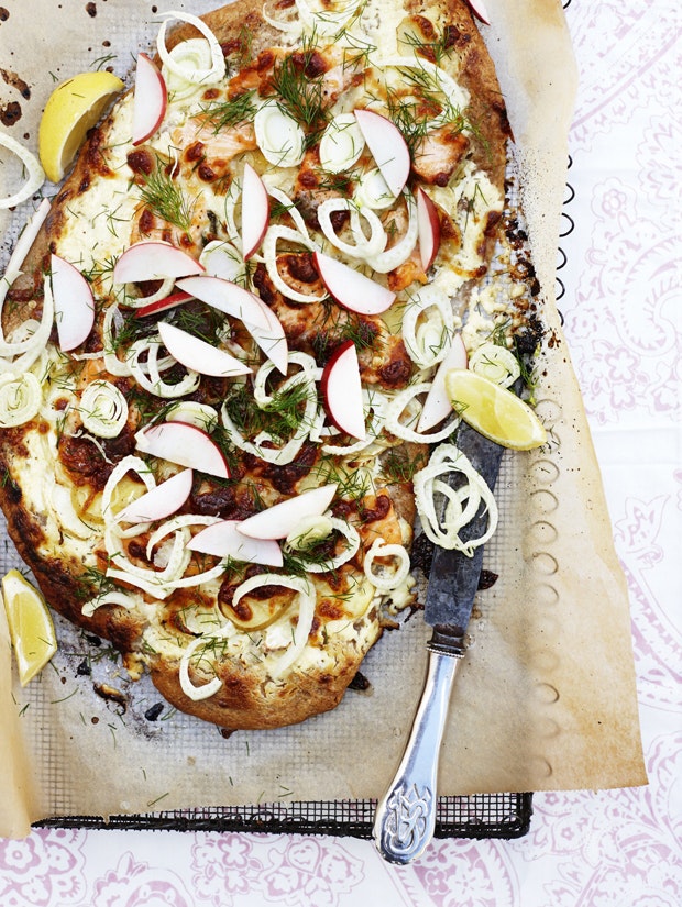 Italienske retter  - prøv en pizza med laks