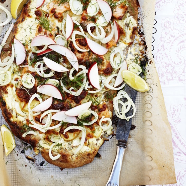Italienske retter  - prøv en pizza med laks