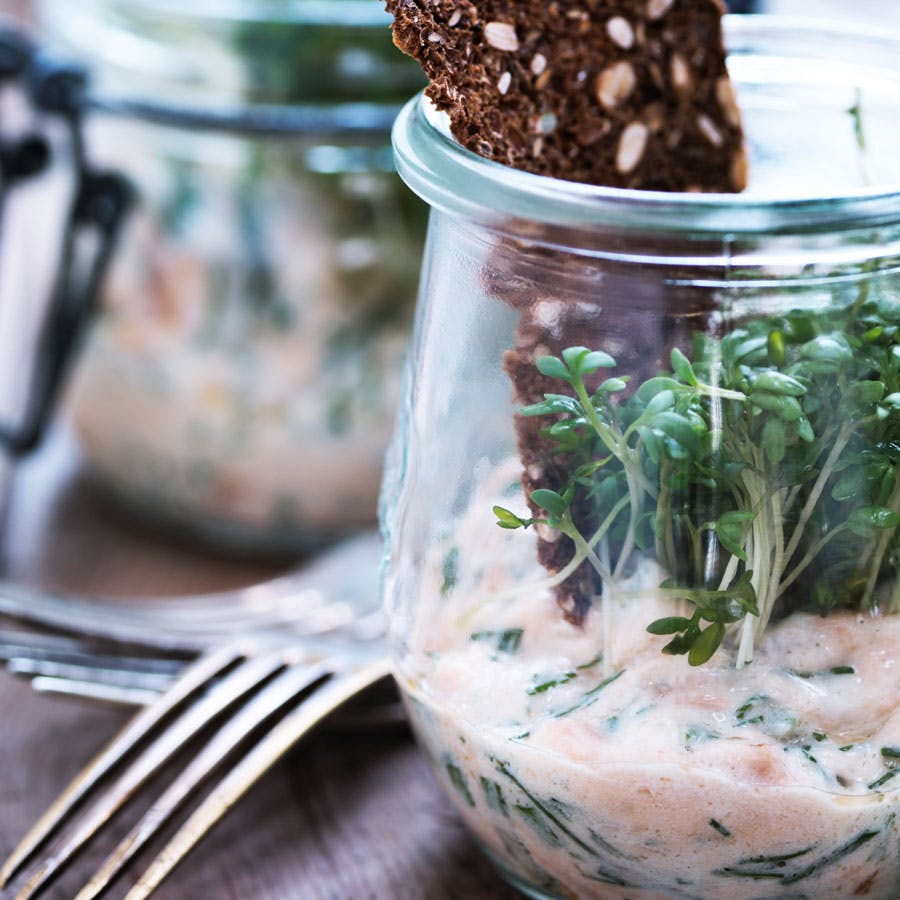 Varmrøget lakserillette