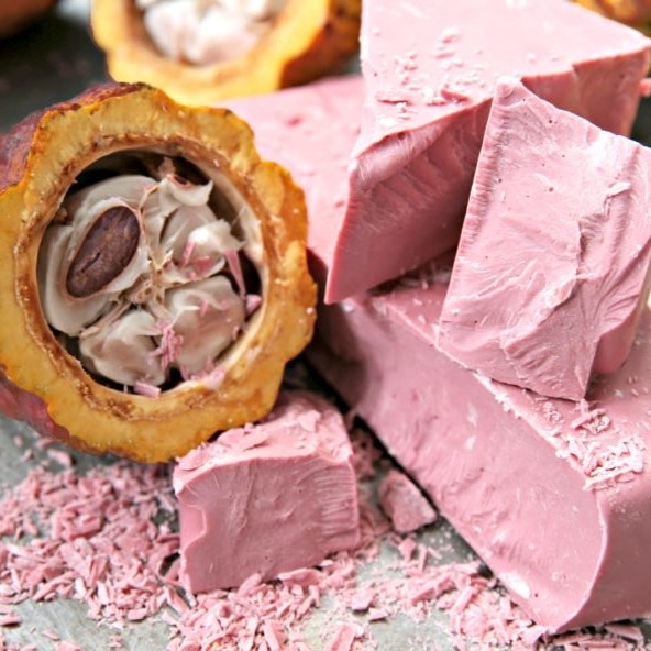 Nu kan du spise lyserød chokolade