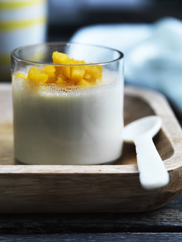 Panna cotta med mango