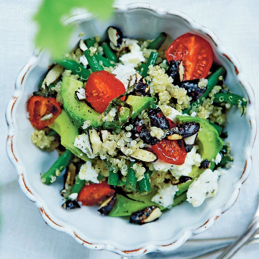 QUINOASALAT MED GEDEOST