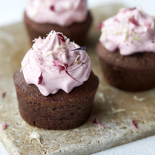 Opskrift på saftige muffins med rødbede