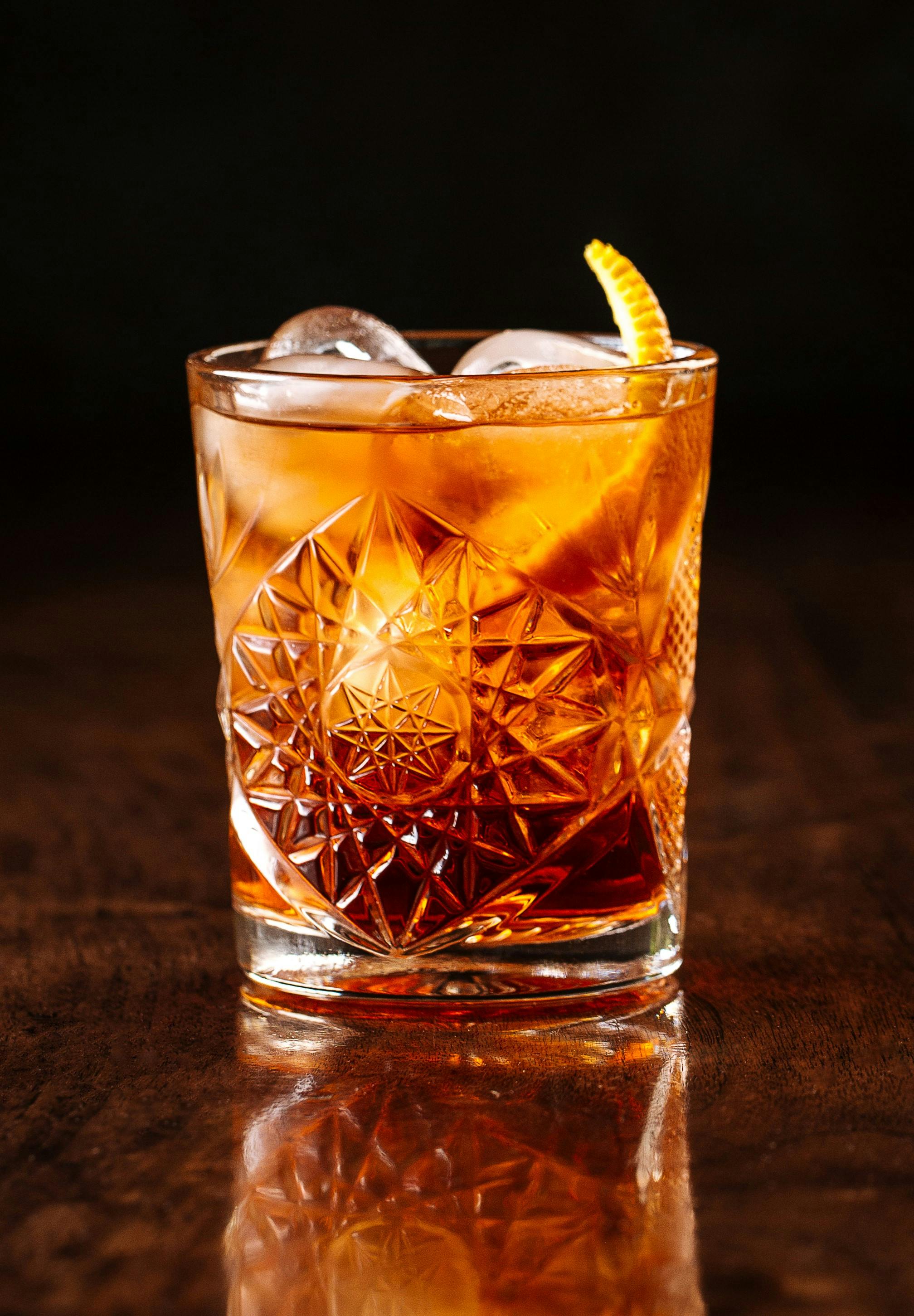 Old fashioned drink