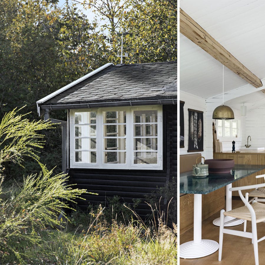 Sort sommerhus i Rågeleje - Line Hyldgaard