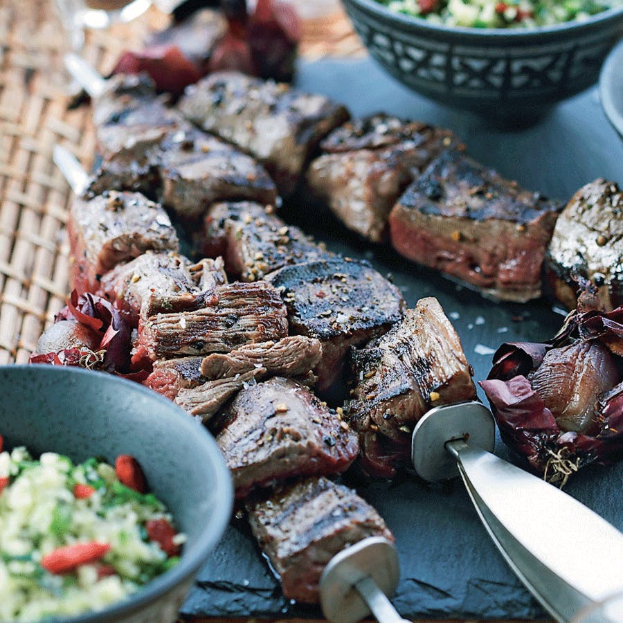 Opskirft: Spyd med peberkrydret oksemørbrad