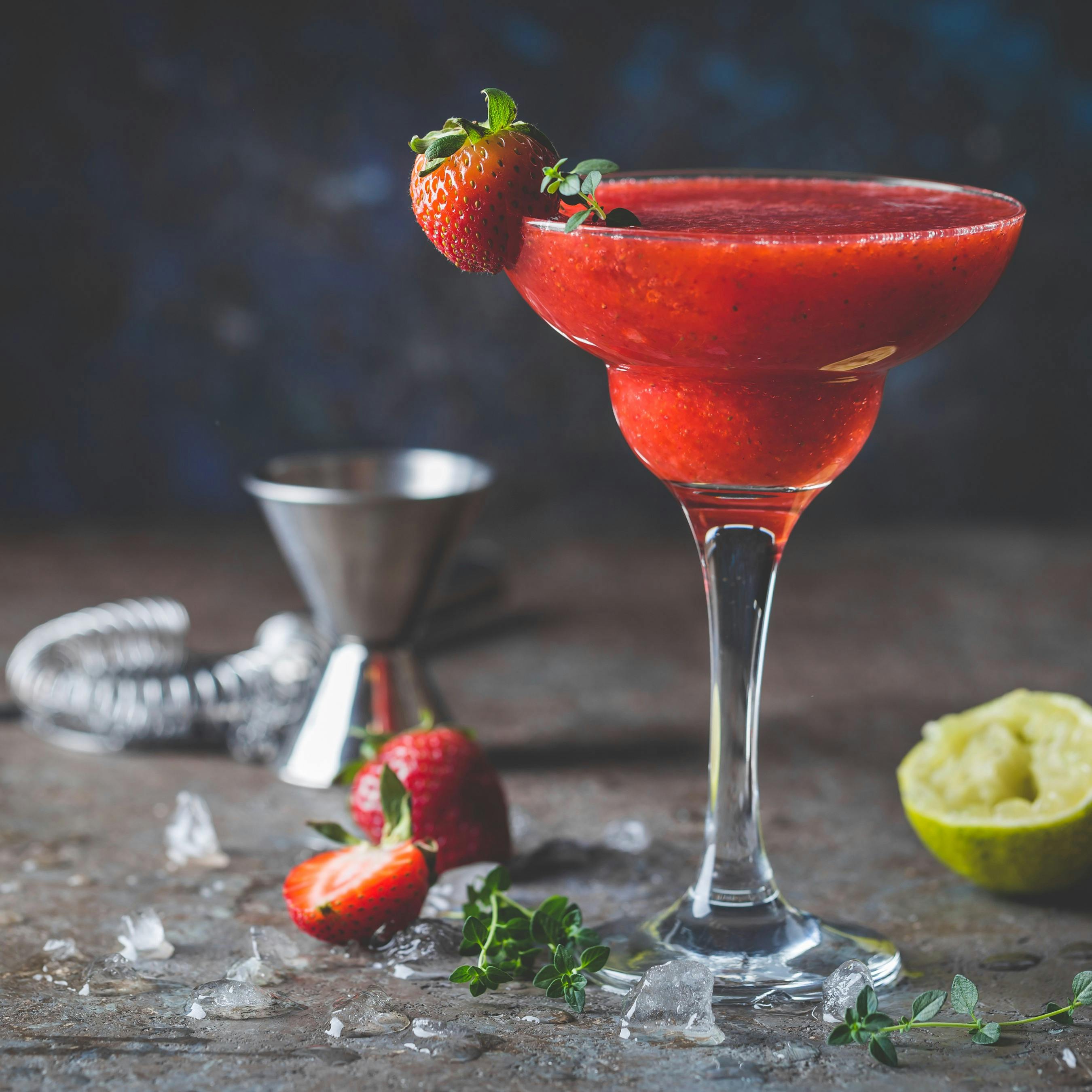 Ægte strawberry daiquiri