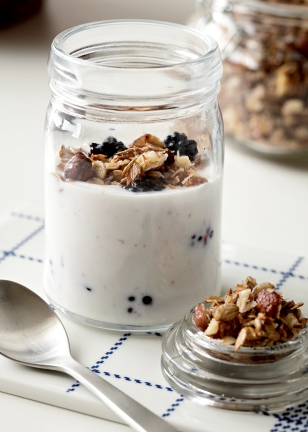 Opskrift på sund morgenmad i form af overnight oats