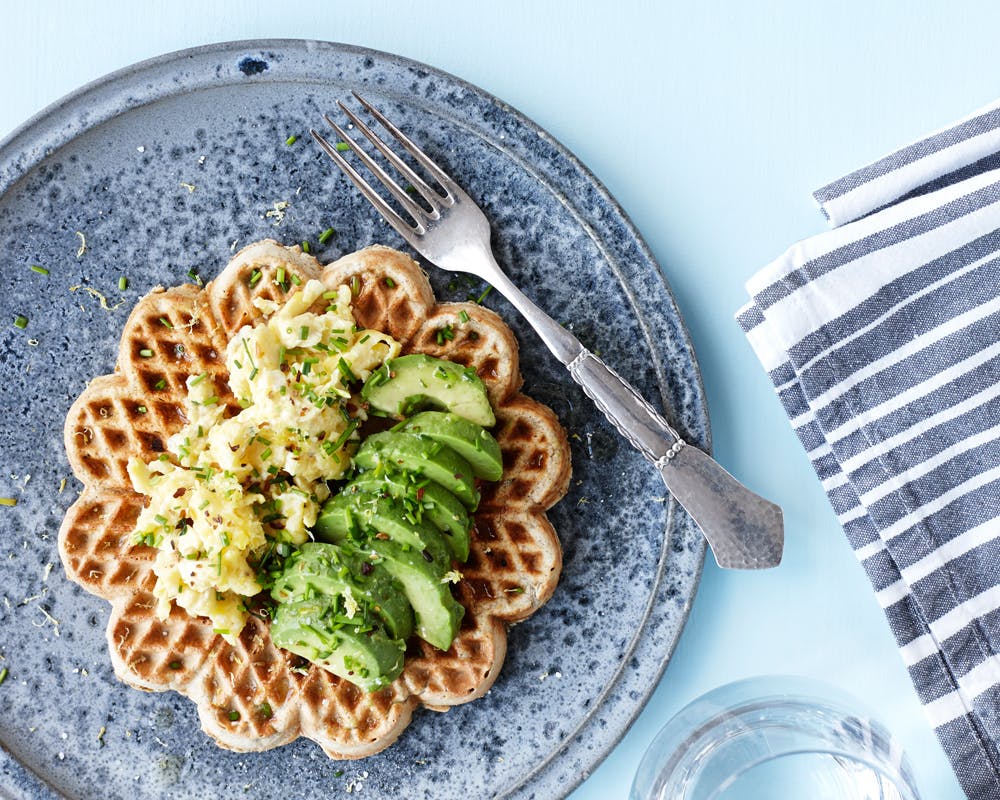 vafler med rugmel - weekendbites