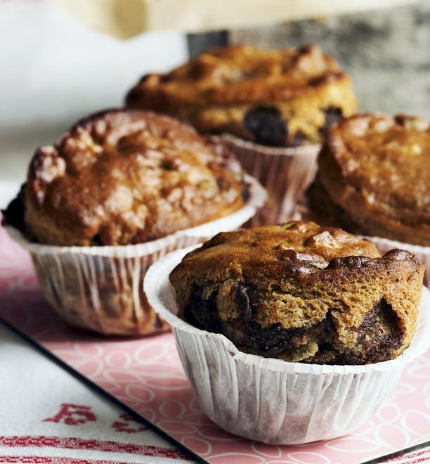 Opskrift på muffins med Daim