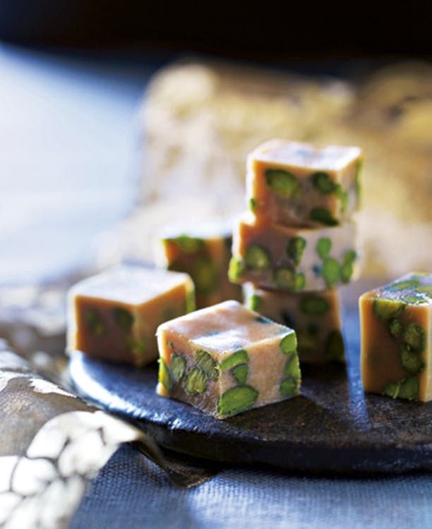 Mette Blomsterberg pistacie-karameller