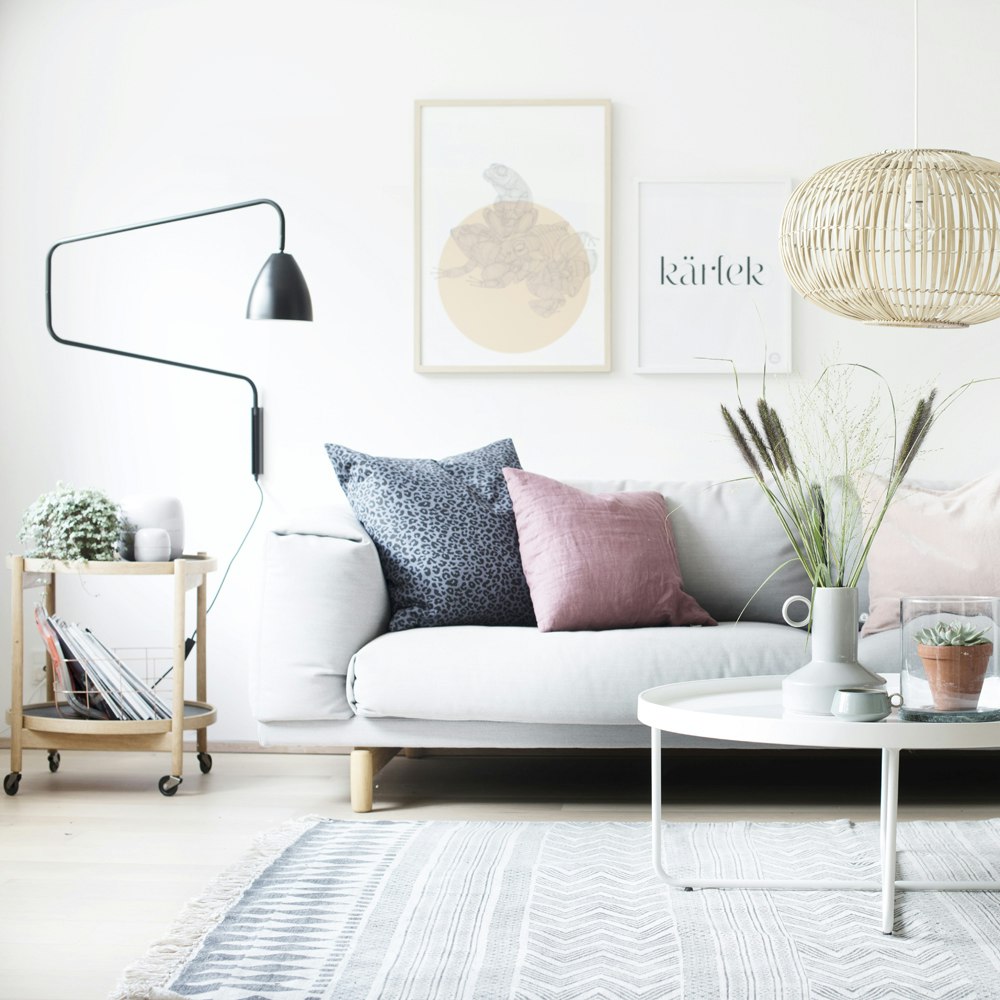 Hyggelig minimalistisk stue