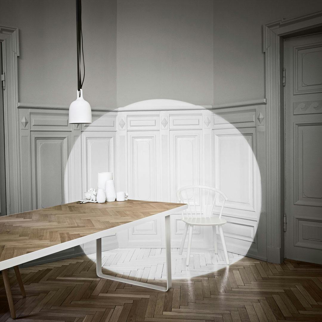 Nobel spisebordsstol i hvid